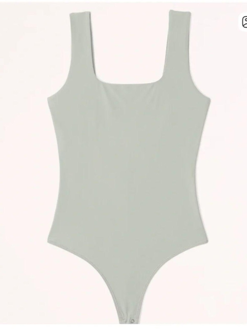 Abercrombie & Fitch Sage Green Scoop Neck Bodysuit